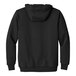 A CornerStone black heavy weight full-zip hooded sweatshirt with thermal lining.