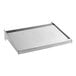A metal tray and metal frame for an Avantco shelf.