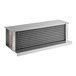 An Avantco condenser coil for commercial refrigeration with a metal finish.