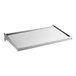 A stainless steel rectangular shelf assembly component with a silver border.