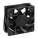 An Avantco black evaporator fan motor with wires.
