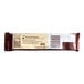 A close up of a HEATH Toffee Bar with a barcode on the wrapper.