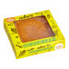 A yellow box of Abe's vegan cornbread.