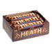 A box of 18 HEATH chocolate bars.