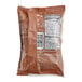 The back packaging and ingredient label of Abe's one big muffin vegan chocolate chip muffin.