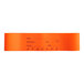 An orange plastic wristband with black writing that says "Vigor Orange"