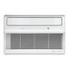 A white Friedrich Chill Premier Inverter air conditioner with a vent.