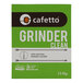 A green and white box of 3 Cafetto coffee grinder cleaner sachets.