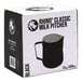 A black box with white text reading "Rhino Classic Milk Pitcher" and a black and white Rhino logo.