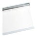 A white light fixture with a white border.
