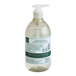 A Seventh Generation bottle of liquid hand soap with a pump.