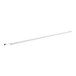 A white long metal rod with a white cable.