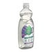 A plastic bottle of Seventh Generation Lavender Flower and Mint dish soap with a label.