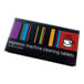 A black rectangular box with colorful stripes and white text that reads "Cino Cleano" containing 275 espresso machine cleaning tablets.