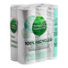 A case of 48 Seventh Generation 100% recycled toilet tissue rolls.