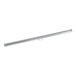 An Avantco night curtain for an air curtain merchandiser, a long metal rod with a handle.