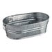 A Behrens hot-dipped steel oval tub with handles.