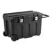 A Stanley black high-density structural foam mobile tool chest on wheels.