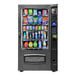 A VEND MACH ENV5L vending machine with drinks and snacks.
