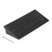 A black rubber Vestil rectangular multi-purpose ramp block with screws and nuts.