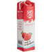 A white and red box of Island Oasis Strawberry Puree with a red text label.