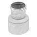 A stainless steel BLUCHER concentric pipe increaser fitting.