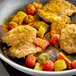 A pan of chicken and vegetables seasoned with Hometown Provisions Curry Powder.