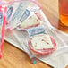 A package of Jack Link's salami and pepper jack cheese on a table.