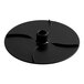 A black circular Hobart ejector plate with a hole in the middle.