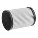 A close-up of a black circular Lavex Pro Coarse Particulate filter.