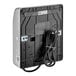 A black and white Lavex ThinDry automatic hand dryer with wires.
