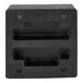 A black molded rubber block with holes.