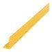 A yellow metal bar with a white background.