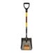 A Seymour Midwest Structron shovel with a yellow handle and black accents.
