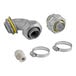 An installation kit for Cooking Performance Group combi ovens including a pair of metal pipes and hose fittings.