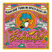 A Fishwife Albacore Tuna can with a colorful label reading "Albacore Tuna in Spicy Olive Oil"