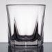 A Libbey Inverness rocks glass on a table.