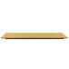 A rectangular brown Elite Global Solutions melamine tray.