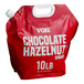 A red Vor Chocolate Hazelnut Butter pouch with white text.