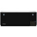 A black rectangular Continental Bottle Cooler with black trim on a white background.