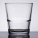 A Libbey stackable rocks glass.
