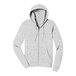 An extra large grey Bella Canvas zip up hoodie.