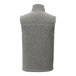 A medium gray The North Face fleece sweater vest.