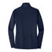 A Port Authority women's navy vertical texture full-zip jacket.