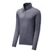 A Sport-Tek quarter-zip pullover in navy heather.