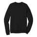 A black Bella + Canvas sweatshirt with long black raglan sleeves.