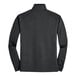A Port Authority unisex quarter-zip pullover sweater in iron gray with black vertical texture.