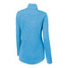 A Sport-Tek women's blue long sleeve quarter-zip pullover sweatshirt.