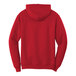 A red Port & Company Core Fleece Pullover Hoodie