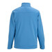 A back view of a blue Edwards fleece jacket.